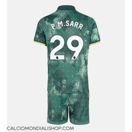 Maglie da calcio Tottenham Hotspur Pape Matar Sarr #29 Terza Maglia Bambino 2024-25 Manica Corta (+ Pantaloni corti)